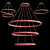 Cerchio Pendant Chandelier 3D model small image 7