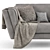 NOVA Modern Sofa 3D model small image 3