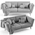 NOVA Modern Sofa 3D model small image 5