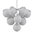 Elegant 10-Light Spotlight Chandelier 3D model small image 2