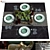 Elegance Tableware Set 3D model small image 1