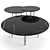 Gubi Coffee Tables Set: Adnet & IOI Tables 3D model small image 4