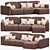 Modern Comfort: Corner Sofa Sietl Xoff 3D model small image 1