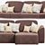 Modern Comfort: Corner Sofa Sietl Xoff 3D model small image 2