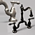 Vintage-Inspired Kingston Faucets 3D model small image 4