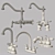 Vintage-Inspired Kingston Faucets 3D model small image 7