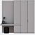 Sleek and Stylish Hallway Unit 3D model small image 4