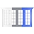 Sliding Door Partition - White, Gray, Blue 3D model small image 1