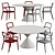 Elegant Chair and Table Set 3D model small image 3