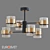 Eurosvet Loft Style Ceiling Chandelier 3D model small image 1