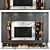 Stylish TV Wall Set 279 by Studia-54 3D model small image 3