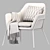 Elegant Shelford Armchair 3D model small image 4