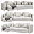 Cozy Comfort Sofa 3D model small image 1