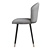 Elegant Beige Dining Chair 3D model small image 3