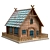 Cartoon Home Model for 3D Max 3D model small image 8