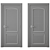 Modern Interior Door 478 3D model small image 4