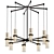 Elegant Xavier Pendant Light 3D model small image 1