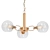 Andres Gold 3-Light Chandelier 3D model small image 1