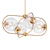 Golden Glow: Carson Carrington 4-Light Chandelier 3D model small image 1