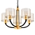 Elegant Teodora Chandelier 3D model small image 1