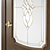 Sleek Contemporary Interior Door 3D model small image 3