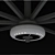 Black Theme Parasol with Dual Lights 3D model small image 6