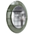 1960 Italian Circular Glass Mirror 3D model small image 2