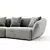 Modern Upholstered Sofa by Kagan 3D model small image 4