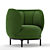 Wittmann VUELTA 80 Modern Fabric Steel Lounge Chair 3D model small image 4