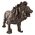  Majestic Lion Sculpture 3D model small image 3