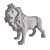  Majestic Lion Sculpture 3D model small image 6