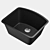 Blanco Diamond Single - Anthracite 3D model small image 1