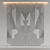 Gray Panel MDF Headboard: Stylish Wall Decor 3D model small image 4