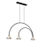 Title: Arco 4100/3/4 Pendant Light 3D model small image 2