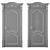 Modern Style Interior Door 3D model small image 4