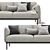 ÄPPLARYD EPPLARYD 2-Seater Sofa: Modern Style Comfort 3D model small image 7