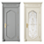 Modern UV Mapped Interior Door 3D model small image 1