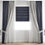 Poly Curtain: High-Quality 3D Model 3D model small image 1