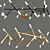 Luxury Pentagon Chandelier 3D model small image 2