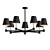 Eremon V-Ray Chandelier: Modern Loft Lighting 3D model small image 1