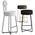 Modern Lotta Bar Stool: Sleek and Stylish 3D model small image 1