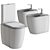 Cielo Smile Monoblock WC 3D model small image 2