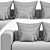 Luxurious Medison Corner Sofa 3D model small image 6