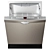 Bosch Dishwasher Collection: Sleek Stainless Steel 3D model small image 5