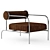 Sleek Cappellini Armchair: Modern Design 3D model small image 1