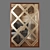 Elegant Geometric Wall Mirror 3D model small image 2