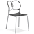 Sleek Sissi Chair: Elegance and Comfort 3D model small image 3