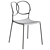 Sleek Sissi Chair: Elegance and Comfort 3D model small image 5