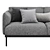 Ikea Äpplaryd 3-Seater Sofa with Chaise Longue 3D model small image 11