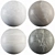 Luxurious Marble Collection | White Gray, Parsel Gray, Enna Dark, Royal Gray | High Glossiness | Perfect for Flooring & Design 3D model small image 1